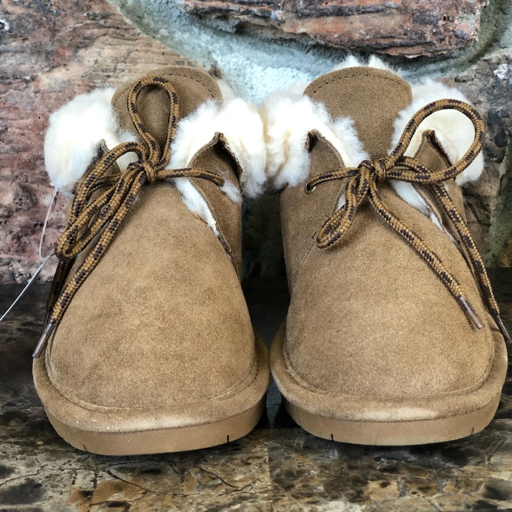 NEW BEARPAW Girls Kory Low Top Moccasin Boots || - Picture 7 of 15